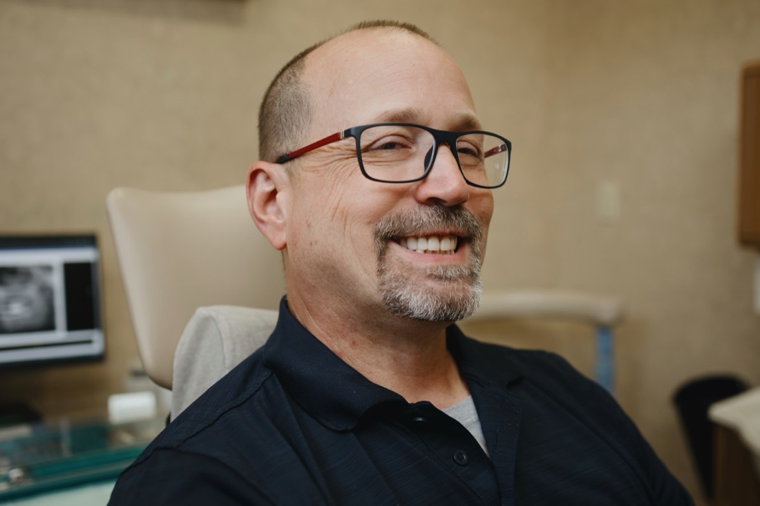 Opal Dental Studio saliva testing patient